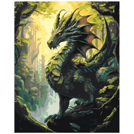 Gleznas pēc numuriem EVEE-dragons-0039