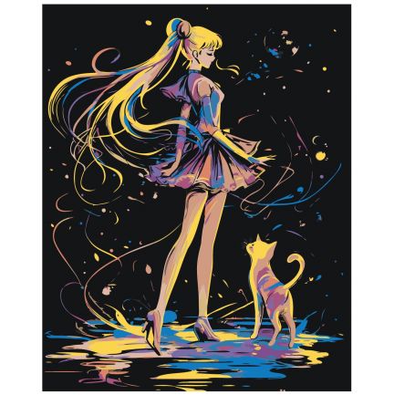 Gleznas pēc numuriem EVEE-sailormoon-0015