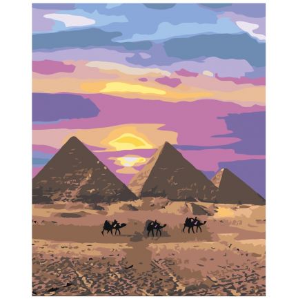 Gleznas pēc numuriem "Piramīdas" IIIR-I001