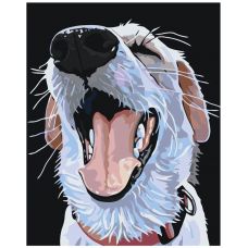 Gleznas pēc numuriem "Smaidošs suns" A103
