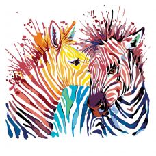 Gleznas pēc numuriem "Zebras" A361