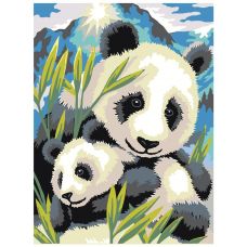Gleznas pēc numuriem "Pandas" A48
