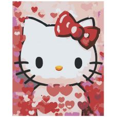 Gleznas pēc numuriem "Hello Kitty" EVEE-hellokitty-0002