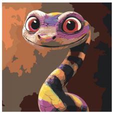 Gleznas pēc numuriem EVEE-snake-0001