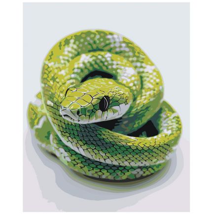 Gleznas pēc numuriem EVEE-snake-0033