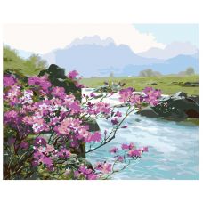 Gleznas pēc numuriem "Kalnu upe" KTMK-03109