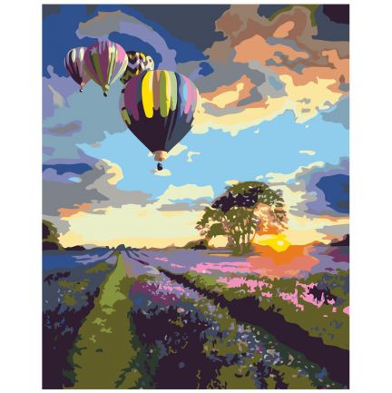 Gleznas pēc numuriem "Gaisa baloni" KTMK-12023