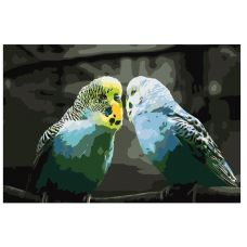 Gleznas pēc numuriem KTMK-birds012