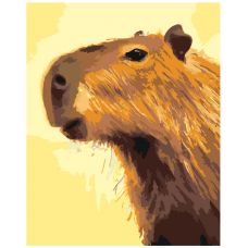 Gleznas pēc numuriem "Kapibaras portrets" LI-47