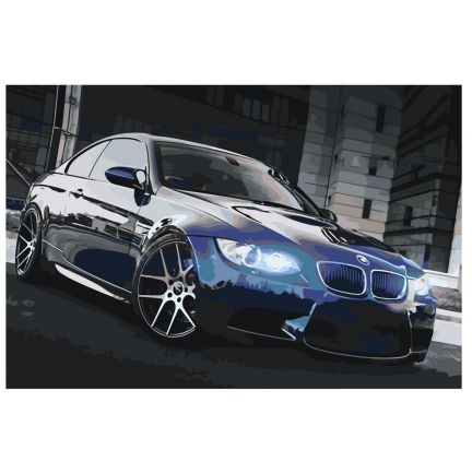 Gleznas pēc numuriem "BMW" MDMD-DI-CAR03