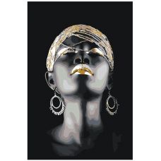 Gleznas pēc numuriem "Āfrikas sieviete" MT001