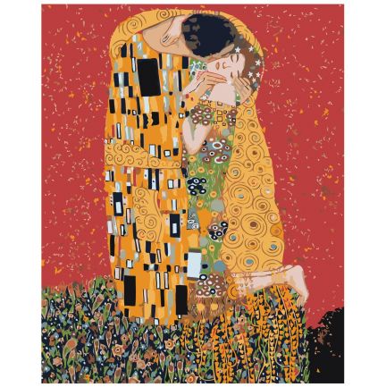 Gleznas pēc numuriem "Zelta skūpsts" Z-AB186