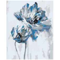 Gleznas pēc numuriem "Zilie ziedi" Z-NA49