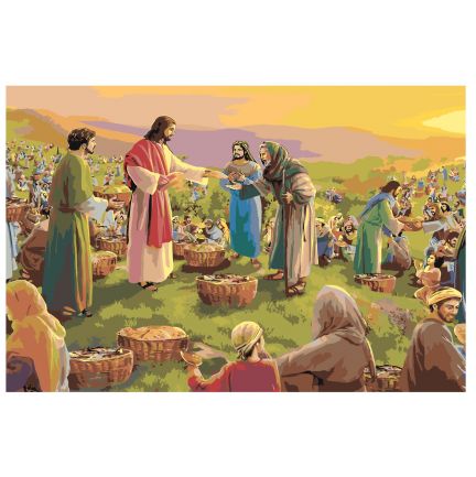 Gleznas pēc numuriem "Jēzus" zhas231019-1-4060