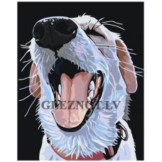 Gleznas pēc numuriem "Smaidošs suns" A103