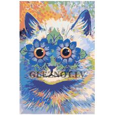 Gleznas pēc numuriem "Pārsteigts kaķis" A105