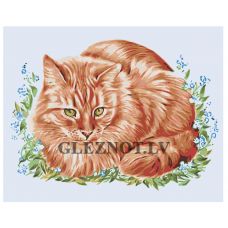 Gleznas pēc numuriem "Kaķis" A123