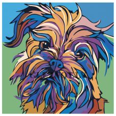 Gleznas pēc numuriem "Krāsains Jorks" A144