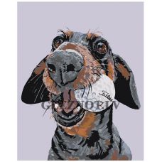 Gleznas pēc numuriem "Basets" A155