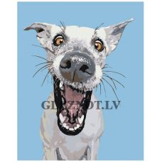 Gleznas pēc numuriem "Smaidošs suns" A157