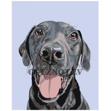 Gleznas pēc numuriem "Medību suns" A162