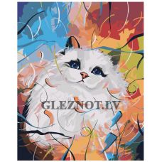 Gleznas pēc numuriem "Kaķenīte" A182