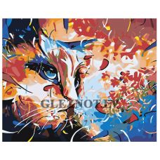 Gleznas pēc numuriem "Rudens kaķis" A187