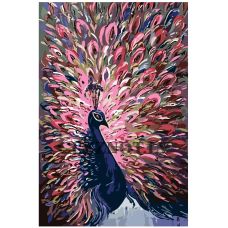 Gleznas pēc numuriem "Skaists pāvs" A429