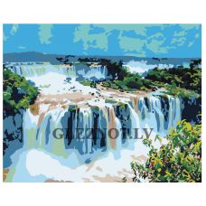 Gleznas pēc numuriem "Ūdenskritums" A5II-GX34513