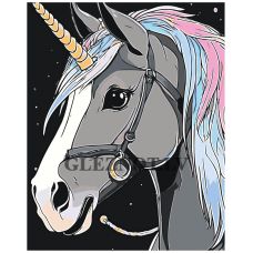 Gleznas pēc numuriem "Vienradzis" A5II-IF208