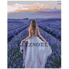 Gleznas pēc numuriem "Meitene lavandās" A5II-Z211220-3