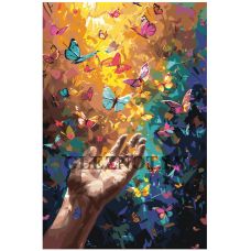 Gleznas pēc numuriem "Tauriņi lidojumā" AAAA-NK828