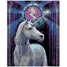 Gleznas pēc numuriem "Vienradzis" AS02