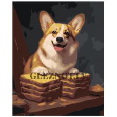 Gleznas pēc numuriem "Korgijs" EVEE-corgi-0002