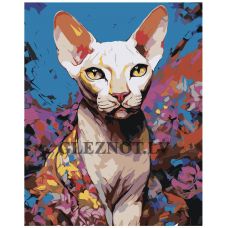 Gleznas pēc numuriem "Sfinkss" EVEE-sphynx-0002