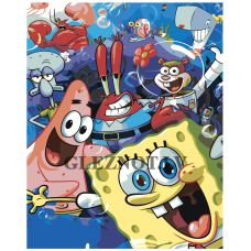 Gleznas pēc numuriem "SpongeBob" EVEE-spongebob-0001