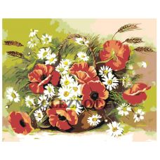 Gleznas pēc numuriem "Savvaļas ziedu pušķis" F09