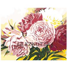 Gleznas pēc numuriem "Peonijas" F48