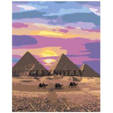 Gleznas pēc numuriem "Piramīdas" IIIR-I001