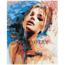 Gleznas pēc numuriem "Jauna sieviete" IIIR-p-22