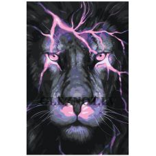 Gleznas pēc numuriem "Lauva" IIIR-p-33