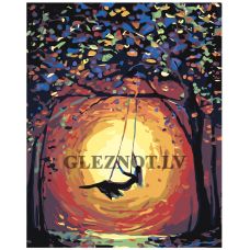 Gleznas pēc numuriem "Saulriets" KRYM-FN02