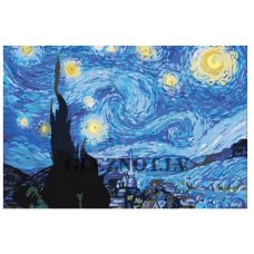 Gleznas pēc numuriem "Zvaigžņu nakts" KRYM-Z010