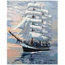 Gleznas pēc numuriem "Baltās buras" KTMK-05003