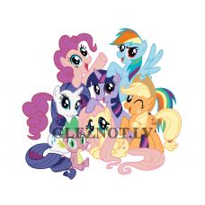 Gleznas pēc numuriem "Varavīksnes poniji" KTMK-11966