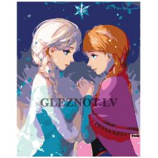 Gleznas pēc numuriem "Elza un Anna" KTMK-47757