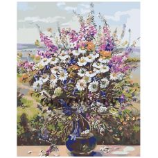 Gleznas pēc numuriem "Ziedi" KTMK-538051