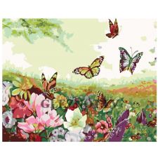 Gleznas pēc numuriem "Tauriņi un ziedi" KTMK-79518