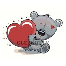 Gleznas pēc numuriem MDMD-DI-BEAR03