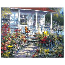 Gleznas pēc numuriem "Lauku māja" PP17